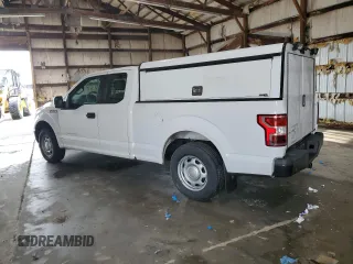 2018 Ford F-150 XL with VIN 1FTEX1CB6JKE81947, listed as a Copart auction lot 49666845 with 160,396 mi miles and Clean Title. Bid and sale history available at carsss.com. Image 2.