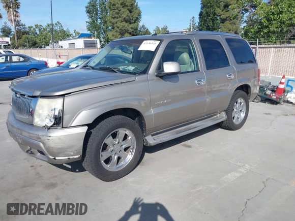 2003 Cadillac Escalade z VIN 1GYEK63N03R155894, wystawiony jako IAAI lot #42336523 z przebiegiem 188 332 mil mil oraz . Historia ofert i sprzedaży dostępna na DreamBid. Obrazek 2.