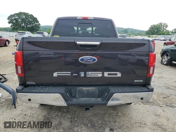 2018 Ford F-150 XL with VIN 1FTEW1EP2JFA90380, listed as a Copart auction lot 60555185 with 141,192 mi miles and Clean title. Bid and sale history available at DreamBid. Image 6.