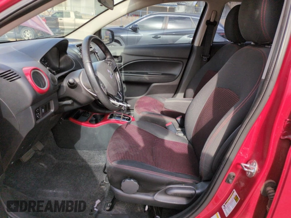 2019 Mitsubishi Mirage GT with VIN ML32A5HJ9KH015393, listed as a Copart auction lot 61653885 with 33,965 mi miles and Salvage title. Bid and sale history available at DreamBid. Image 7.