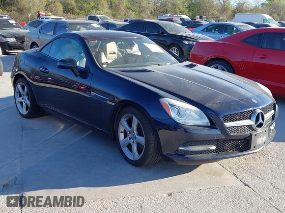 2012 Mercedes-Benz SLK 250 with VIN WDDPK4HAXCF036279, listed as a IAAI auction lot 41851520 with 124,366 mi miles and . Bid and sale history available at DreamBid. Image 1.