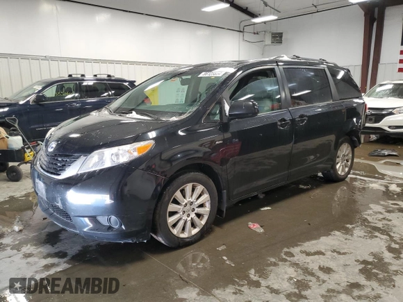 2016 Toyota Sienna LE with VIN 5TDJK3DC2GS129739, listed as a Copart auction lot 86125854 with 74,058 mi miles and Salvage Title. Bid and sale history available at carsss.com. Image 1.