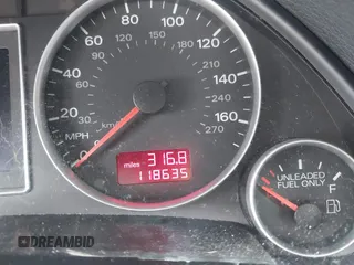 2007 Audi A4 with VIN WAUEH78E47A045743, listed as a IAAI auction lot 41852675 with 118,635 mi miles and . Bid and sale history available at DreamBid. Image 7.