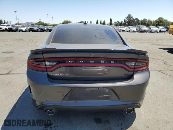 2021 Dodge Charger R/T with VIN 2C3CDXCT4MH663299, listed as a Copart auction lot 63843825 with 41,677 mi miles and Salvage title. Bid and sale history available at DreamBid. Image 6.
