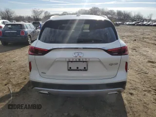 2021 Infiniti QX50 Luxe with VIN 3PCAJ5BB2MF108558, listed as a Copart auction lot 46426985 with 43,962 mi miles and Salvage Title. Bid and sale history available at DreamBid. Image 6.