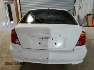 2005 Hyundai Accent GLS with VIN KMHCG35C55U346571, listed as a Copart auction lot 81104844 with 0 mi miles and Salvage Title. Bid and sale history available at carsss.com. Image 6.