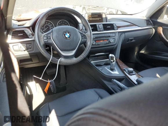 2014 BMW 3 Series 328i with VIN WBA3C1G56ENR49944, listed as a Copart auction lot 60330895 with 50,692 mi miles and Salvage title. Bid and sale history available at DreamBid. Image 8.