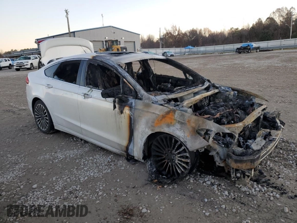 2017 Ford Fusion Titanium with VIN 3FA6P0K94HR241174, listed as a Copart auction lot 84557164 with 0 mi miles and Non Repairable. Bid and sale history available at carsss.com. Image 4.