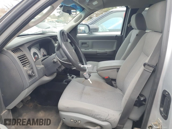 2008 Dodge Dakota SLT with VIN 1D7HW42K08S544639, listed as a Copart auction lot 50116885 with 109,824 mi miles and Salvage Title. Bid and sale history available at carsss.com. Image 7.