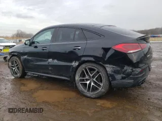 2023 Mercedes-Benz GLE 53 AMG with VIN 4JGFD6BB8PA858560, listed as a Copart auction lot 44594625 with 11,851 mi miles and Salvage title. Bid and sale history available at DreamBid. Image 2.