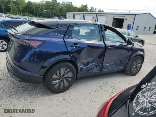 2023 Nissan ARIYA PLATINUM+ with VIN JN1DF0CD2PM708996, listed as a Copart auction lot 68865434 with 7,634 mi miles and Salvage Title. Bid and sale history available at carsss.com. Image 3.