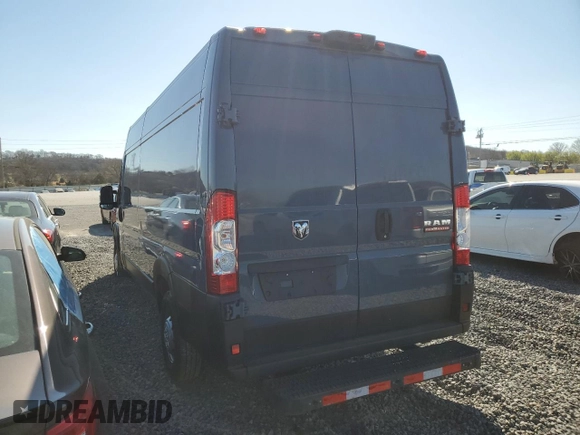 2020 Ram ProMaster Cargo with VIN 3C6URVJG1LE140156, listed as a Copart auction lot 47963185 with 50,845 mi miles and Clean Title. Bid and sale history available at carsss.com. Image 2.