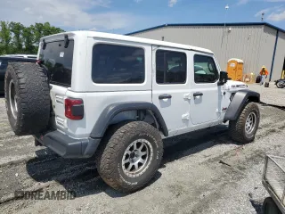 2021 Jeep Wrangler Unlimited Rubicon with VIN 1C4HJXFN6MW685250, listed as a Copart auction lot 55730915 with 48,049 mi miles and Salvage Title. Bid and sale history available at carsss.com. Image 3.