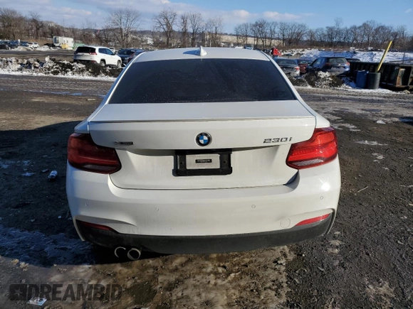 2020 BMW 2 Series 230i xDrive with VIN WBA2J3C03L7E78623, listed as a Copart auction lot 88982775 with 44,615 mi miles and Salvage Title. Bid and sale history available at carsss.com. Image 6.