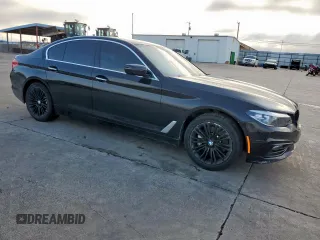 2017 BMW 5 Series 530i with VIN WBAJA5C35HG897952, listed as a Copart auction lot 55691385 with 135,869 mi miles and Salvage title. Bid and sale history available at DreamBid. Image 4.