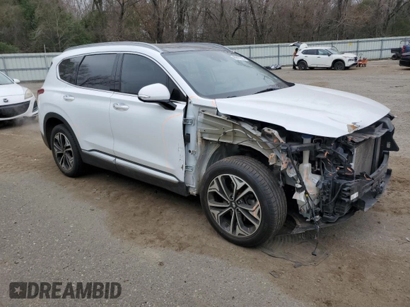 2019 Hyundai Santa Fe Ultimate with VIN 5NMS53AA6KH114767, listed as a Copart auction lot 44411525 with 108,222 mi miles and Salvage Title. Bid and sale history available at carsss.com. Image 4.