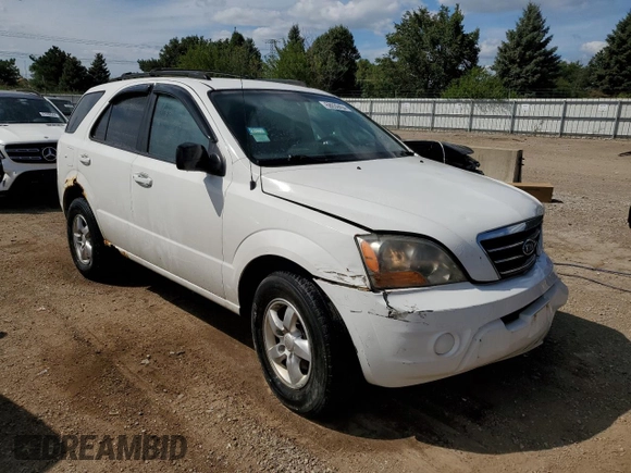 2007 Kia Sorento LX z VIN KNDJD736X75729895, wystawiony jako Copart lot #68039404 z przebiegiem 201 067 mil mil oraz Szkoda całkowita • Salvage title. Historia ofert i sprzedaży dostępna na DreamBid. Obrazek 4.