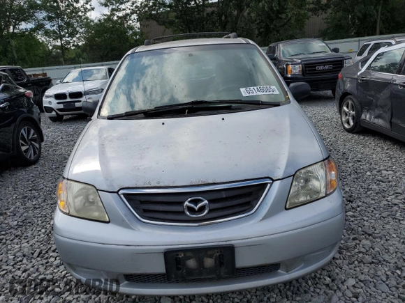 2000 Mazda MPV DX with VIN JM3LW28GXY0160334, listed as a Copart auction lot 65146065 with 137,432 mi miles and Clean title. Bid and sale history available at DreamBid. Image 5.