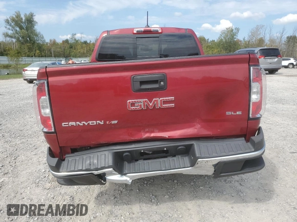 2018 GMC Canyon 4WD All Terrain w/Cloth with VIN 1GTG6CEN6J1301001, listed as a Copart auction lot 71751754 with 36,924 mi miles and Salvage Title. Bid and sale history available at carsss.com. Image 6.