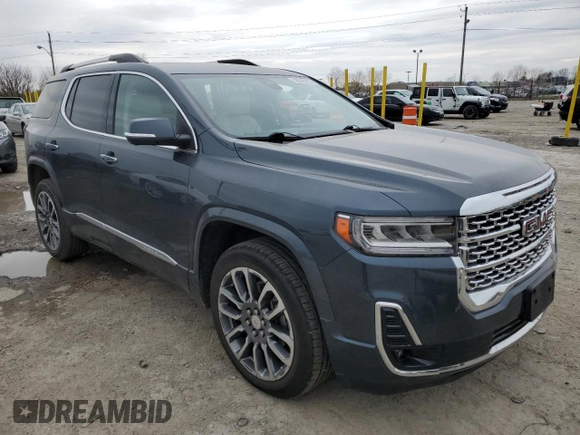 2020 GMC Acadia Denali with VIN 1GKKNXLS3LZ157283, listed as a Copart auction lot 52096255 with 93,641 mi miles and Salvage title. Bid and sale history available at DreamBid. Image 4.
