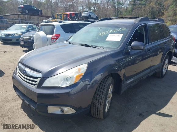 2010 Subaru Outback Prem All-Weather/HK Aud with VIN 4S4BRBFC6A3323184, listed as a IAAI auction lot 42094526 with 124,025 mi miles. Bid and sale history available at carsss.com. Image 2.