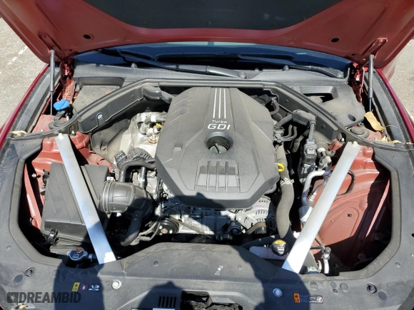 2023 Genesis G70 2.0T with VIN KMTG34TA8PU120814, listed as a Copart auction lot 46258265 with 20,322 mi miles and Salvage Title. Bid and sale history available at carsss.com. Image 11.