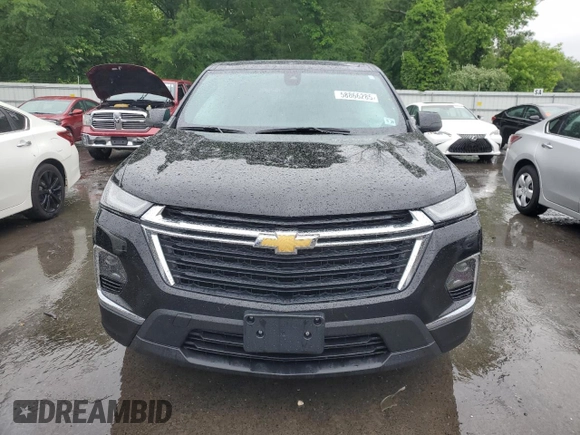 2024 Chevrolet Traverse LS with VIN 1GNESTKWXRJ139814, listed as a Copart auction lot 58866285 with 19,985 mi miles and Salvage title. Bid and sale history available at DreamBid. Image 5.