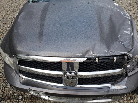 2023 Ram 1500 Classic Tradesman with VIN 3C6RR6KGXPG532945, listed as a Copart auction lot 82242704 with 0 mi miles and Salvage Title. Bid and sale history available at carsss.com. Image 12.