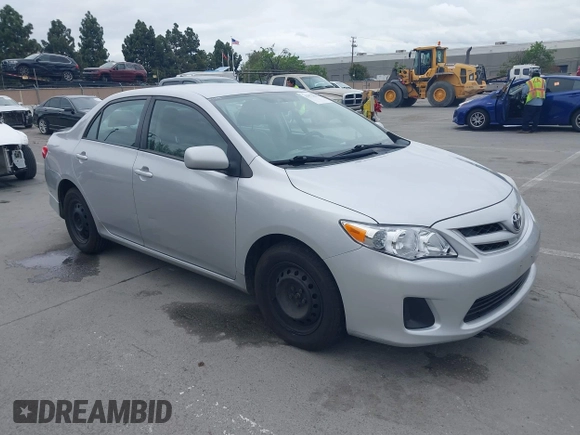 2011 Toyota Corolla L with VIN 2T1BU4EE9BC588160, listed as a IAAI auction lot 42072554 with 137,454 mi miles. Bid and sale history available at carsss.com. Image 1.