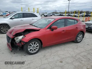 2014 Mazda 3 i Touring with VIN JM1BM1L70E1111533, listed as a Copart auction lot 53159935 with 143,035 mi miles and Salvage Title. Bid and sale history available at DreamBid. Image 1.