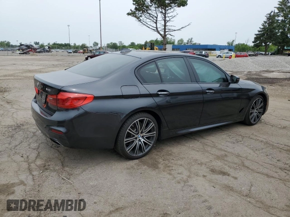 2018 BMW 5 Series 540i with VIN WBAJE5C5XJWA95322, listed as a Copart auction lot 60434385 with 73,073 mi miles and Salvage title. Bid and sale history available at DreamBid. Image 3.