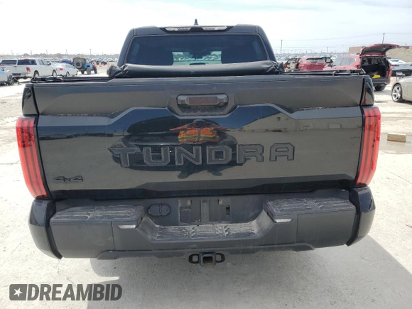 2023 Toyota Tundra SR with VIN 5TFKB5DB2PX062058, listed as a Copart auction lot 48930115 with 84,520 mi miles and Salvage title. Bid and sale history available at DreamBid. Image 6.