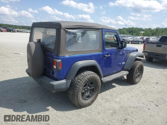 2018 Jeep Wrangler Sport z VIN 1C4GJXAG6JW271501, wystawiony jako Copart lot #56104535 z przebiegiem 88 722 mil mil oraz Szkoda całkowita • Salvage title. Historia ofert i sprzedaży dostępna na DreamBid. Obrazek 3.