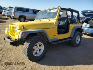 2006 Jeep Wrangler Sport with VIN 1J4FA49S36P785515, listed as a Copart auction lot 47342825 with 77,559 mi miles and Clean Title. Bid and sale history available at carsss.com. Image 1.