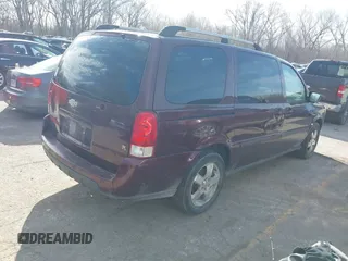 2007 Chevrolet Uplander 3LT with VIN 1GNDV33107D166599, listed as a IAAI auction lot 41794153 with 179,634 mi miles and . Bid and sale history available at DreamBid. Image 4.