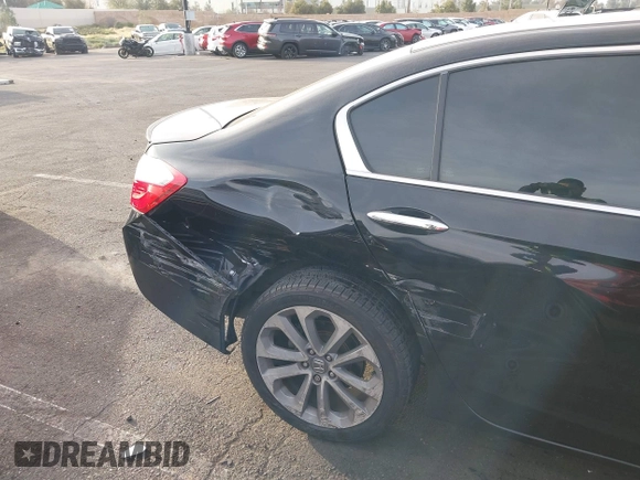 2013 Honda Accord Sport with VIN 1HGCR2F52DA197224, listed as a IAAI auction lot 41712461 with 188,065 mi miles and . Bid and sale history available at DreamBid. Image 6.