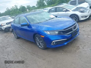 2020 Honda Civic EX-L z VIN 19XFC1F70LE007974, wystawiony jako IAAI lot #42457707 z przebiegiem 39 701 mil mil oraz . Historia ofert i sprzedaży dostępna na DreamBid. Obrazek 1.