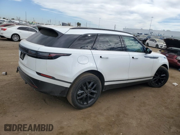 2024 Land Rover Range Rover Velar S with VIN SALYJ2EX3RA378086, listed as a Copart auction lot 72570894 with 17,122 mi miles and Salvage Title. Bid and sale history available at DreamBid. Image 3.