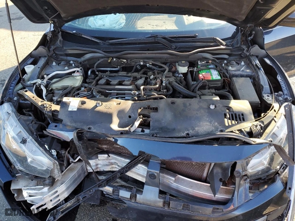 2018 Honda Civic Sedan EX-T with VIN JHMFC1F3XJX018022, listed as a Copart auction lot 44084675 with 101,875 mi miles and Salvage Title. Bid and sale history available at carsss.com. Image 13.