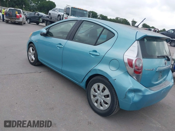 2012 Toyota Prius One with VIN JTDKDTB33C1021767, listed as a IAAI auction lot 42466233 with 159,372 mi miles and . Bid and sale history available at DreamBid. Image 3.