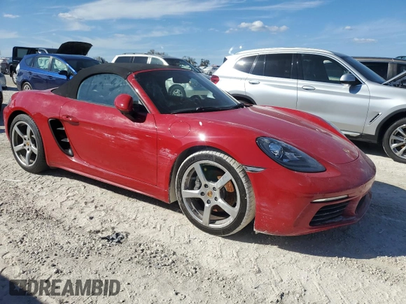 2017 Porsche 718 Boxster z VIN WP0CA2A86HS221306, wystawiony jako Copart lot #76144334 z przebiegiem Nie podano mil oraz Nie do naprawy. Historia ofert i sprzedaży dostępna na DreamBid. Obrazek 4.