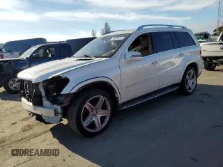 2012 Mercedes-Benz GL-Class GL 550 with VIN 4JGBF8GE4CA779498, listed as a Copart auction lot 43000515 with 72,492 mi miles and Salvage Title. Bid and sale history available at carsss.com. Image 1.