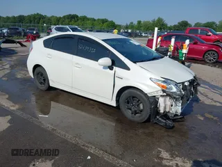 2014 Toyota Prius Four with VIN JTDKN3DU7E1754202, listed as a IAAI auction lot 42439311 with Not provided miles and . Bid and sale history available at DreamBid. Image 1.