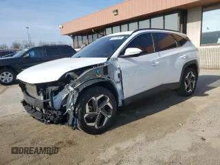 2022 Hyundai Tucson SEL z VIN 5NMJCCAE5NH160017, wystawiony jako Copart lot #52179635 z przebiegiem 26 061 mil mil oraz Szkody całkowita. Historia ofert i sprzedaży dostępna na DreamBid. Obrazek 1.