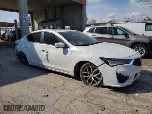 2020 Acura ILX Premium with VIN 19UDE2F73LA005700, listed as a Copart auction lot 52333645 with Not provided miles and Salvage title. Bid and sale history available at DreamBid. Image 4.