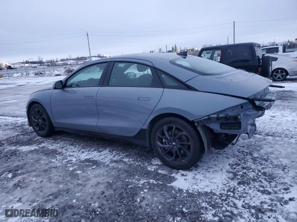 2024 Hyundai IONIQ 6 Limited with VIN KMHM54AC5RA054187, listed as a Copart auction lot 84738604 with 17,457 mi miles and Salvage Title. Bid and sale history available at carsss.com. Image 2.