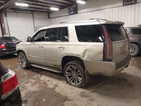 2017 Cadillac Escalade Premium Luxury with VIN 1GYS4CKJ9HR390988, listed as a IAAI auction lot 41626132 with 166,185 mi miles. Bid and sale history available at carsss.com. Image 15.