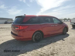2023 Honda Odyssey Touring with VIN 5FNRL6H85PB014600, listed as a Copart auction lot 49861005 with Not Provided miles and Non Repairable. Bid and sale history available at DreamBid. Image 3.