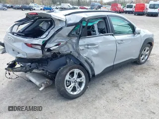 2023 Hyundai Kona SEL with VIN KM8K6CAB9PU999533, listed as a IAAI auction lot 42053046 with 15,506 mi miles. Bid and sale history available at carsss.com. Image 4.