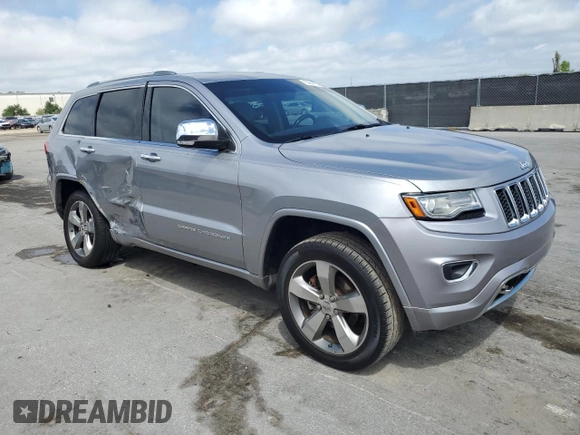 2014 Jeep Grand Cherokee Overland with VIN 1C4RJFCG1EC216154, listed as a Copart auction lot 50984675 with 91,782 mi miles and Salvage Title. Bid and sale history available at carsss.com. Image 4.
